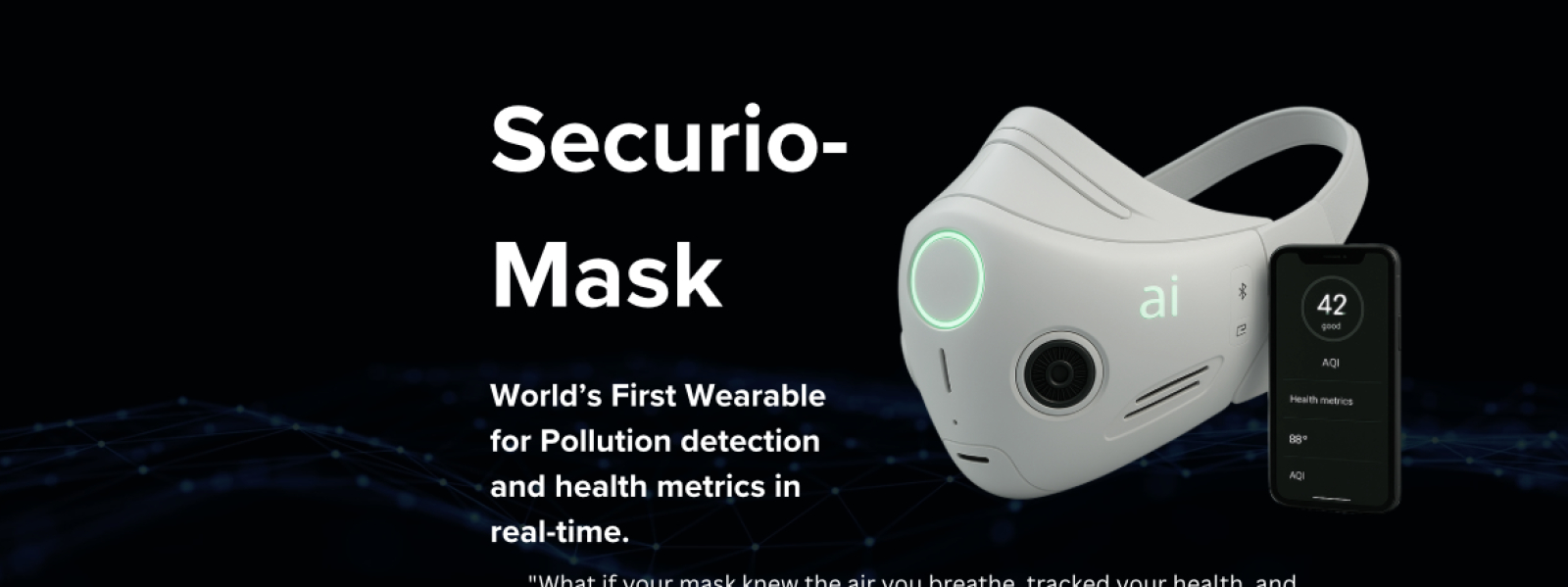 1st AQI + Health Wearable